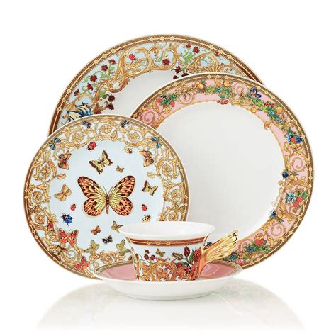 versace butterfly garden dinnerware.